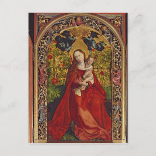 Cartão Postal Madonna do Rosa Bower, 1473