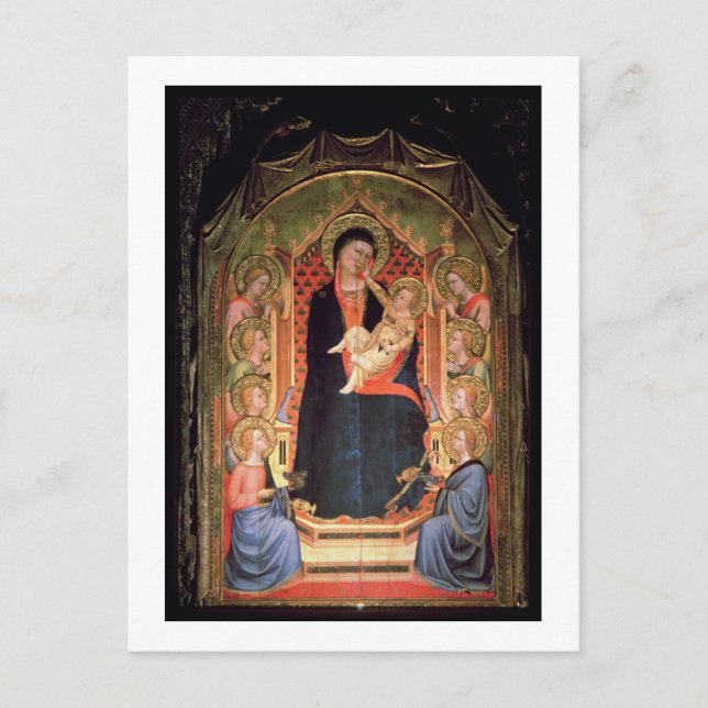 Cartão Postal Madonna e Child, 1347 (Frente)