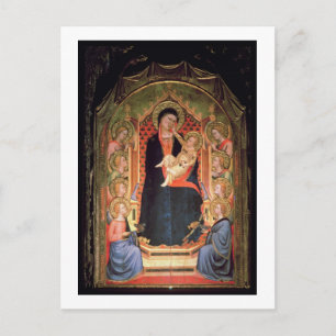 Cartão Postal Madonna e Child, 1347