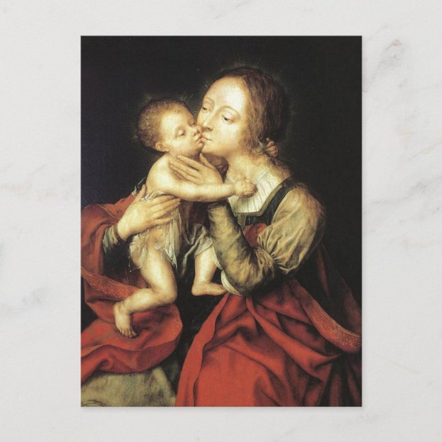 CARTÃO POSTAL MADONNA E CRIANÇA (Frente)