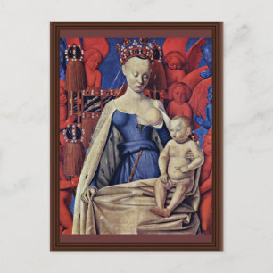 Cartão Postal Madonna E Criança [Virgem Com Criança E Anjos] (