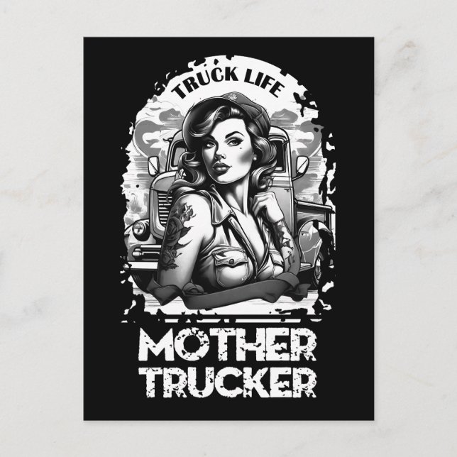 Cartão Postal Madre Trucker (Frente)