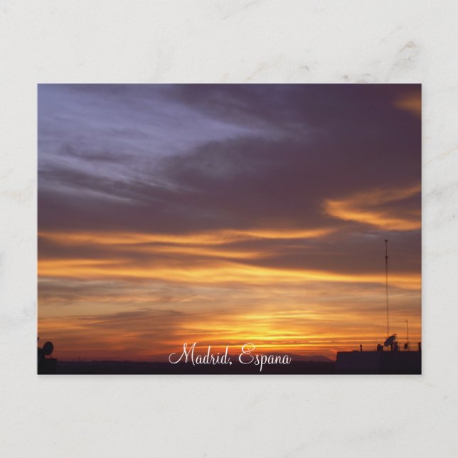 Cartão Postal Madrid (Frente)