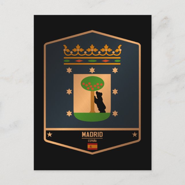 Cartão Postal Madrid (Frente)