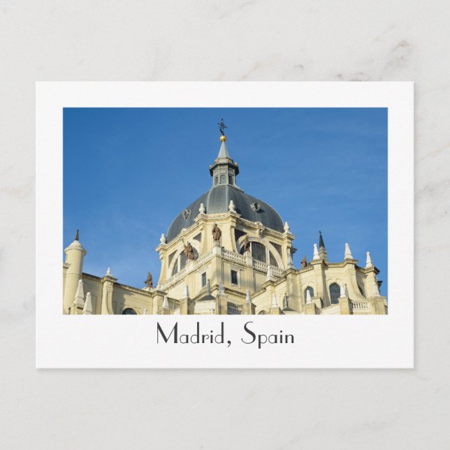 Cartão Postal Madrid, Cartão-postal Espanha (Frente)