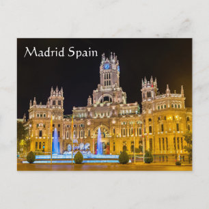 Cartão Postal Madrid Espanha