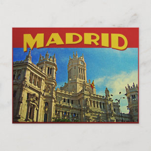 Cartão Postal Madrid Espanha