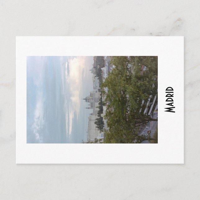 Cartão Postal Madrid Postcard (Frente)