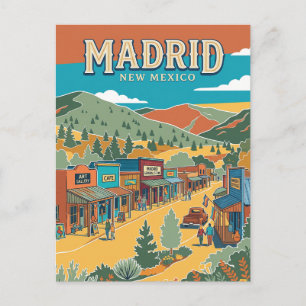 Cartão Postal Madrid, Santa Fe Novo México