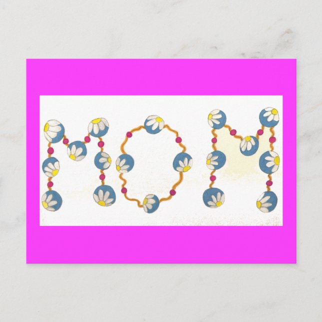 Cartão Postal Mãe (Frente)