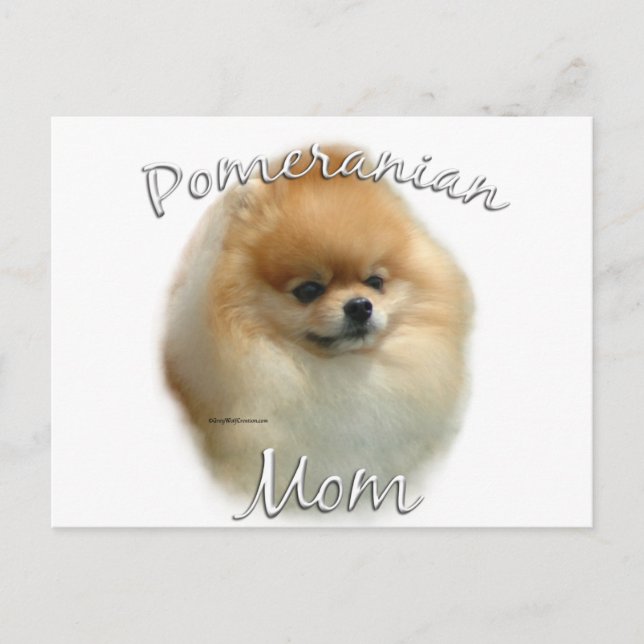 Cartão Postal Mãe 2 da Pomerânia (Frente)