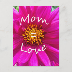 Cartão Postal Mãe = Amor