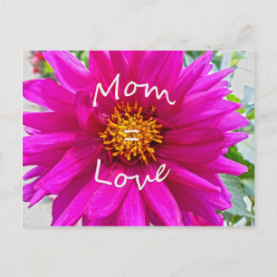 Cartão Postal Mãe = Amor