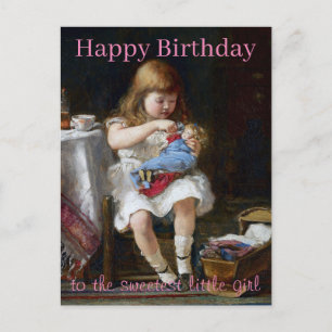 Cartão Postal Mãe ansiosa Feliz aniversário