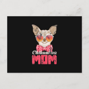 Cartão Postal Mãe Cachorra Chihuahua
