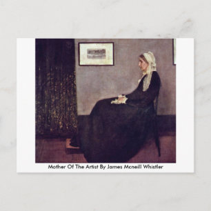 Cartão Postal Mãe Da Artista Por James Mcneill Whistler
