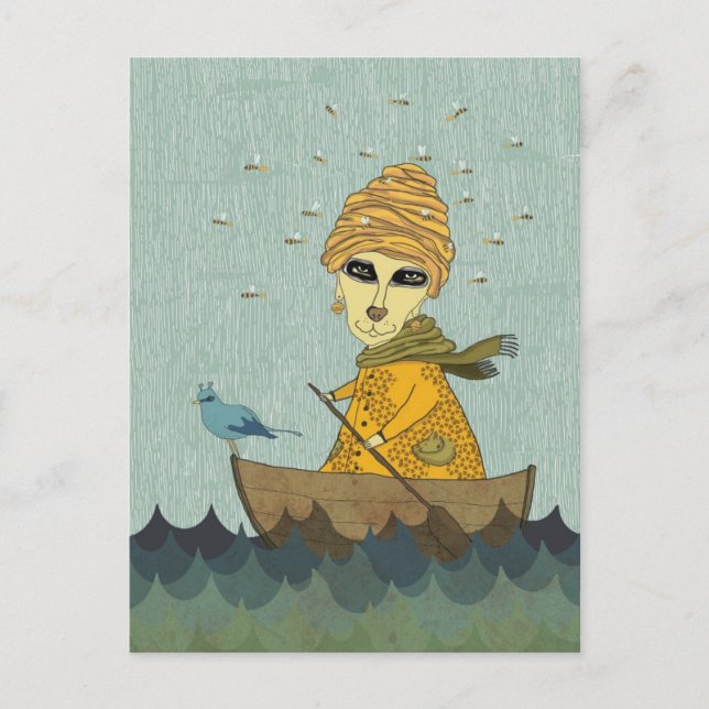 Cartão Postal Mãe das abelhas (Frente)