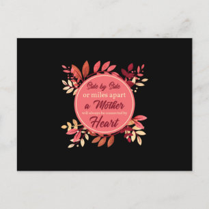 Cartão Postal Mãe de Ação de Graças Filha Mamãe Cai fora Mu