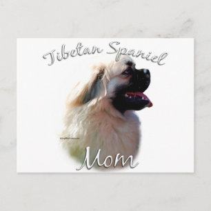 Cartão Postal Mãe de Spaniel Tibetano 2