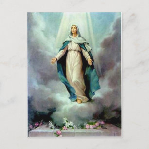 Cartão Postal Mãe Divina