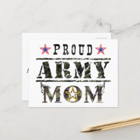 Mãe do exército orgulhoso