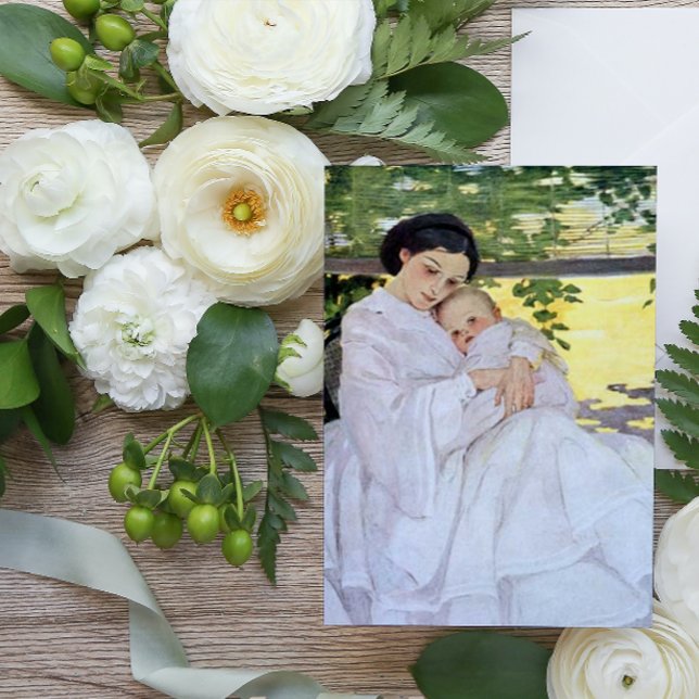 Cartão Postal Mãe e Bebê (Criador carregado)