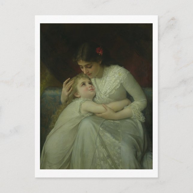 Cartão Postal Mãe e Criança (óleo na canvas) (Frente)