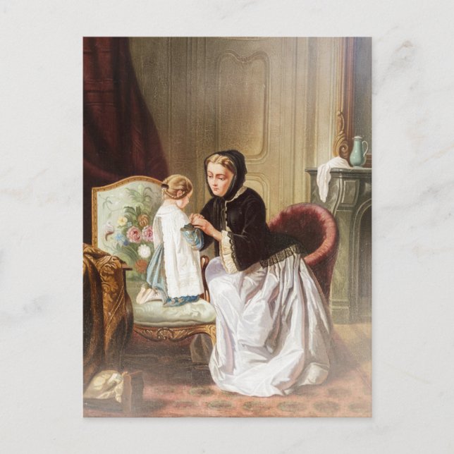 Cartão Postal Mãe e Filha (Frente)