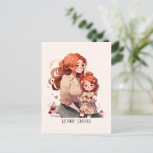 Cartão Postal Mãe e Filha Adoráveis (13)