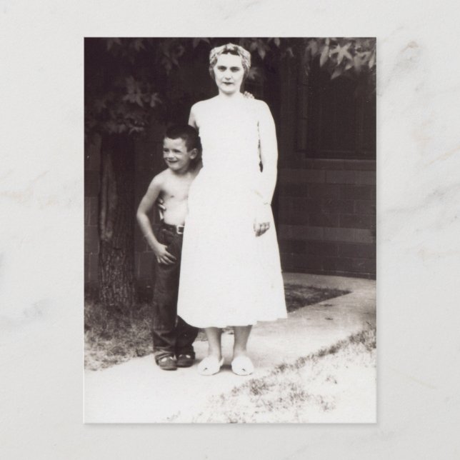 Cartão Postal Mãe e Filho (Frente)