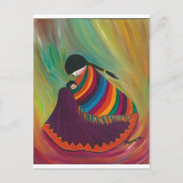 Cartão Postal Mãe e Filho (Frente)