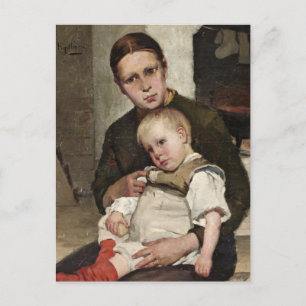 Cartão Postal Mãe e Filho