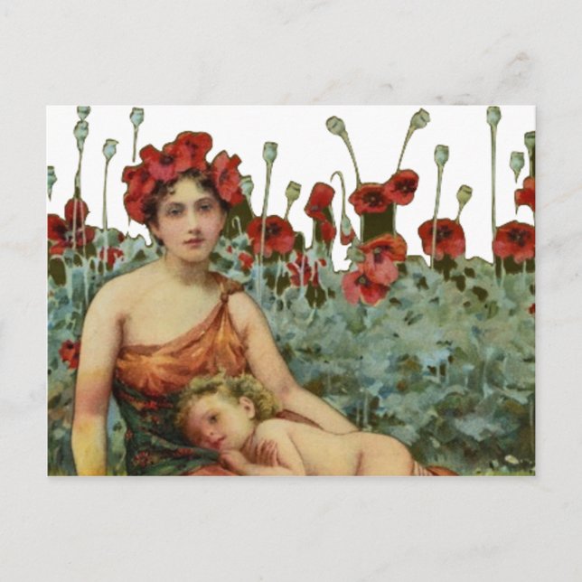 Cartão Postal Mãe e filho (Frente)