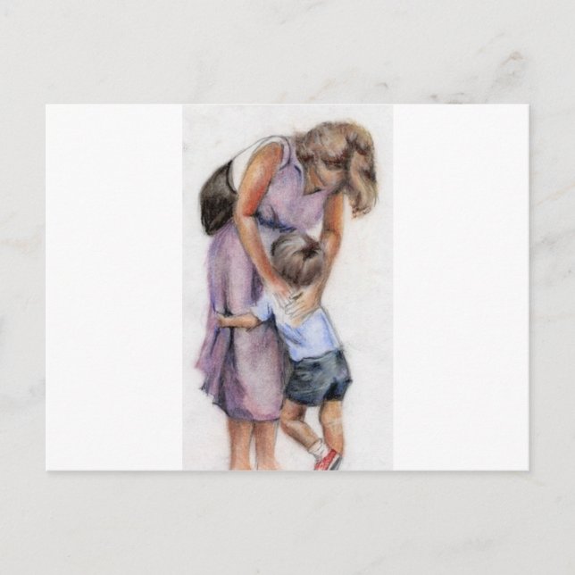 Cartão Postal Mãe e Filho (Frente)