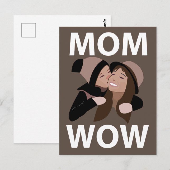 Cartão Postal Mãe e Filho Mãe  (Frente/Verso)