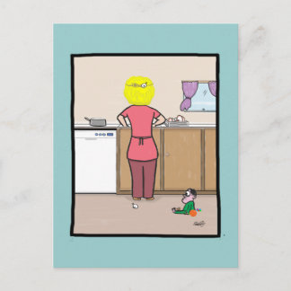 Cartão Postal Mãe Engraçada - O Jig É U