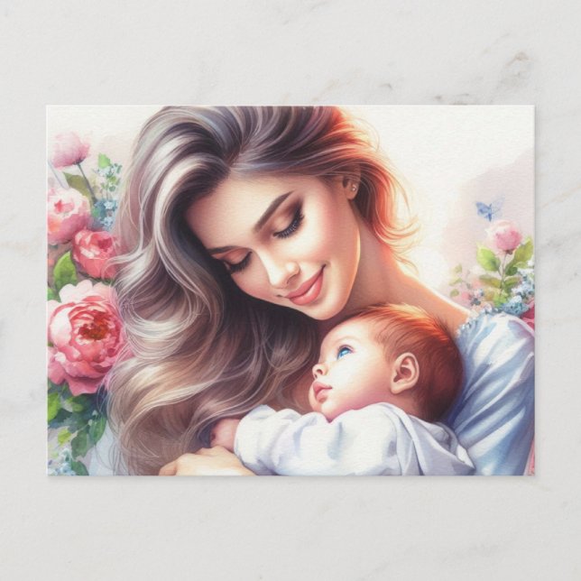 Cartão Postal Mãe europeia 10 (Frente)