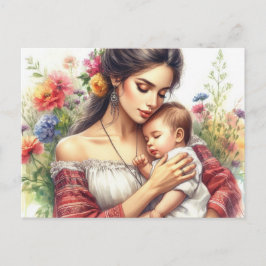 Cartão Postal Mãe europeia 16