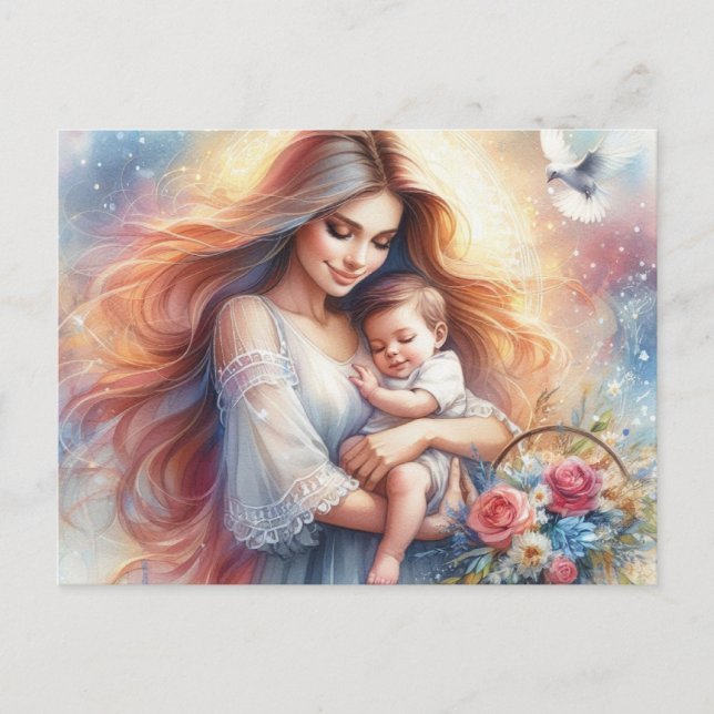 Cartão Postal Mãe europeia 5 (Frente)