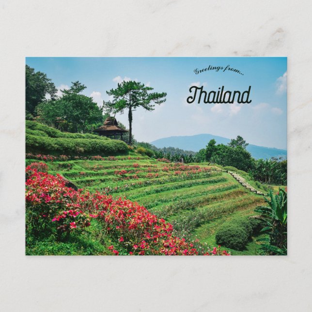 Cartão Postal Mae Hong Son Tailândia (Frente)