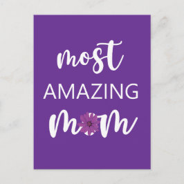 Cartão Postal Mãe Mais Incrível – Presente de Mãe Doce e Orgulho