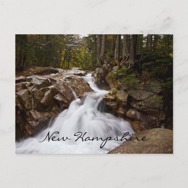 Cartão Postal Mãe Natureza, New Hampshire (Frente)