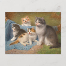 Cartão Postal Mãe Orgulhosa Cat Wilhelm Schwar Art
