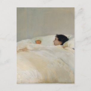 Cartão Postal Mãe por Joaquín Sorolla