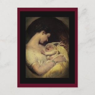 Cartão Postal Mãe segurando bebê