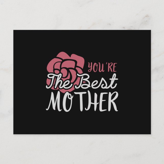 Cartão Postal Mãe - Você é a melhor Mãe (Frente)