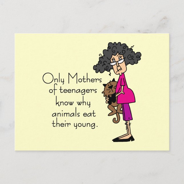 Cartão Postal Mães de adolescentes (Frente)