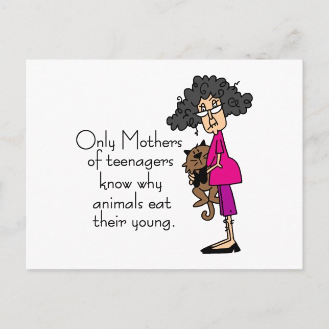 Cartão Postal Mães dos adolescentes (Frente)