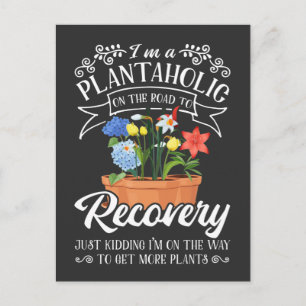 Cartão Postal Mãezinha de jardinagem Mamãe Planta Lover Landscap