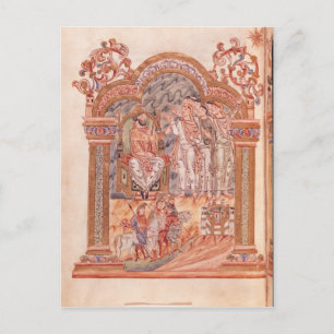 Cartão Postal Magi visitando o rei Herod